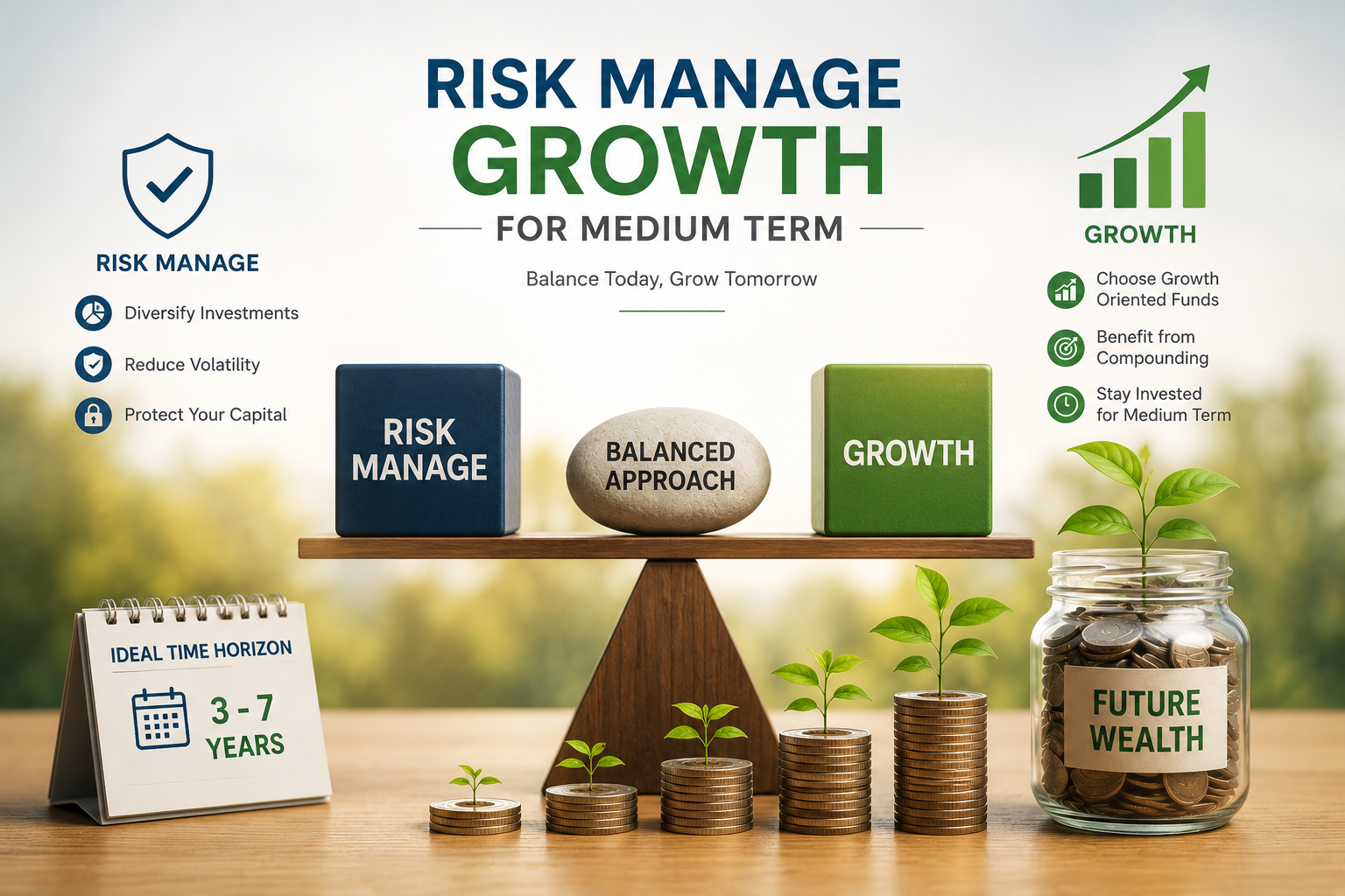 risk managed growth for the medium term